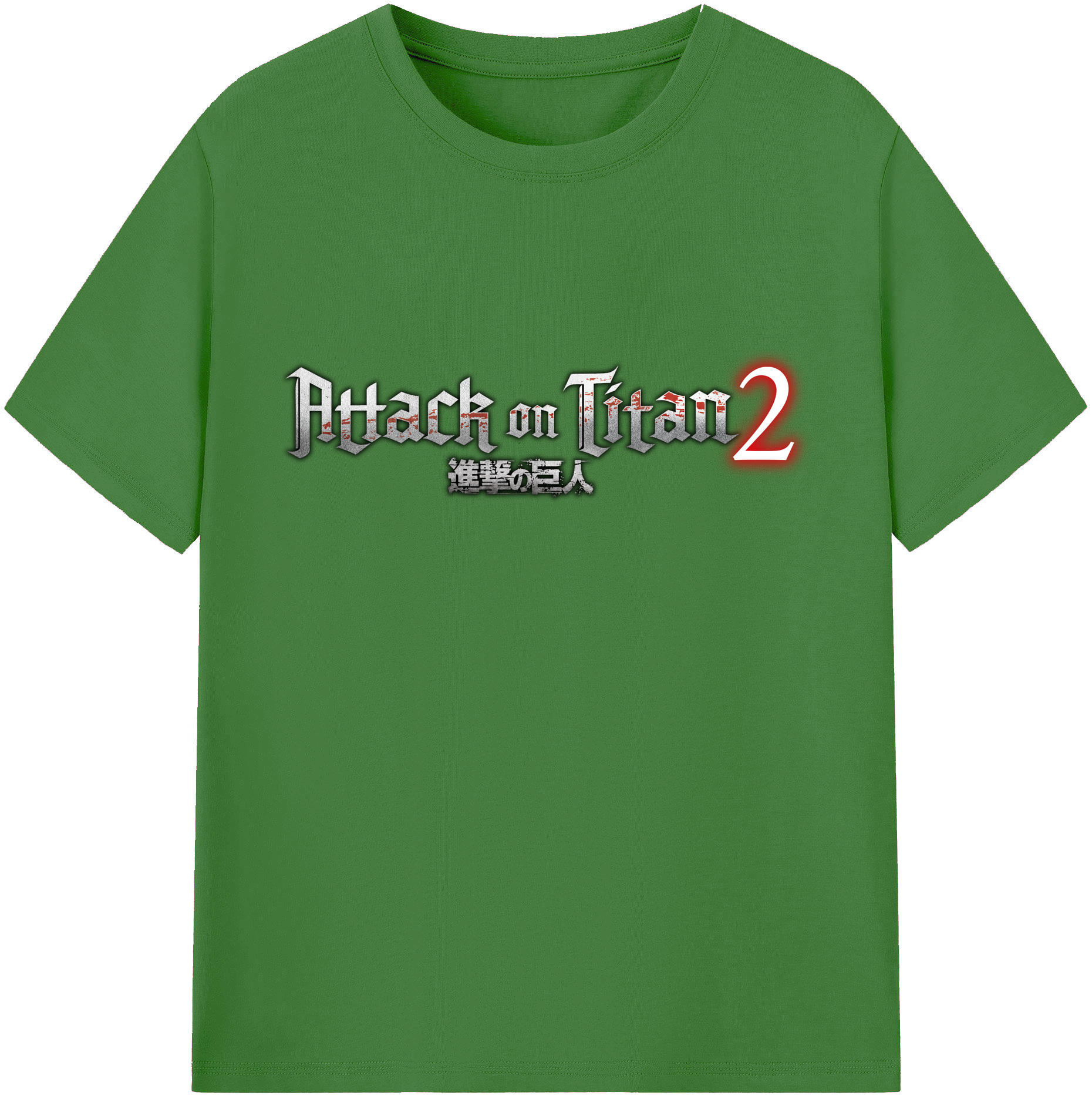 （画像用） 進撃の巨人 Attack on Titan レディースカジュアルプリントTシャツ（綿100％）